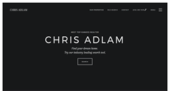 Desktop Screenshot of chrisadlam.com